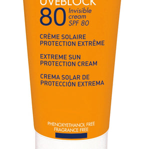 كريم uveblock spf80+ غير مرئي