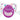 Round Nipple Silicone Pacifier 6+ BLUE 'PINK 'PURPLE