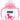 Slim Waist Bottle With Handle 140Ml Blue 'Pink 'White