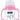 W/Neck Feeding Bottle180 Ml With Handle Blue 'Pink 'White