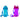 Silicone Straw Bottle 12M+ 500Ml Blue 'Pink