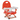 Booster Seat Pocket Snack Poppy Red