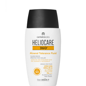 Heliocare 360 Mineral Tolerance Fluid  Spf 50 Sunblock